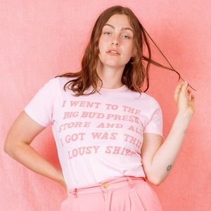 Big Bud Press “Lousy Shirt” Tee in Brown